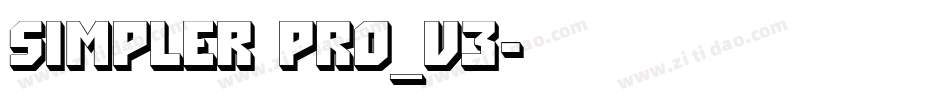 Simpler Pro_V3字体转换